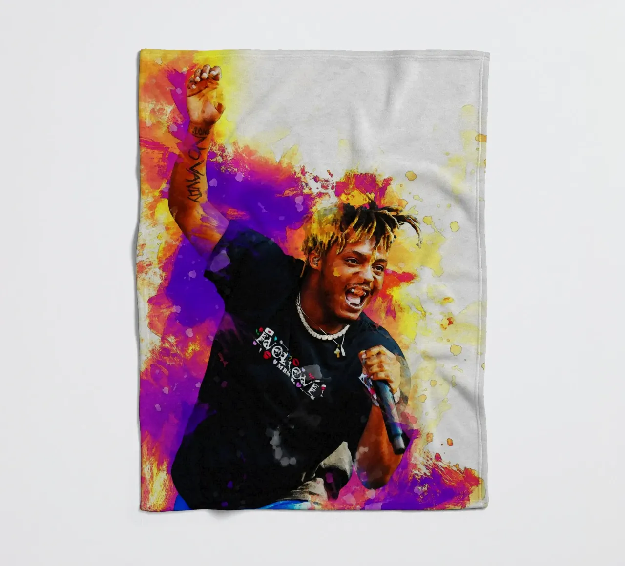 Smudge Juice Wrld Concert manta de franela de Gunawan Rb