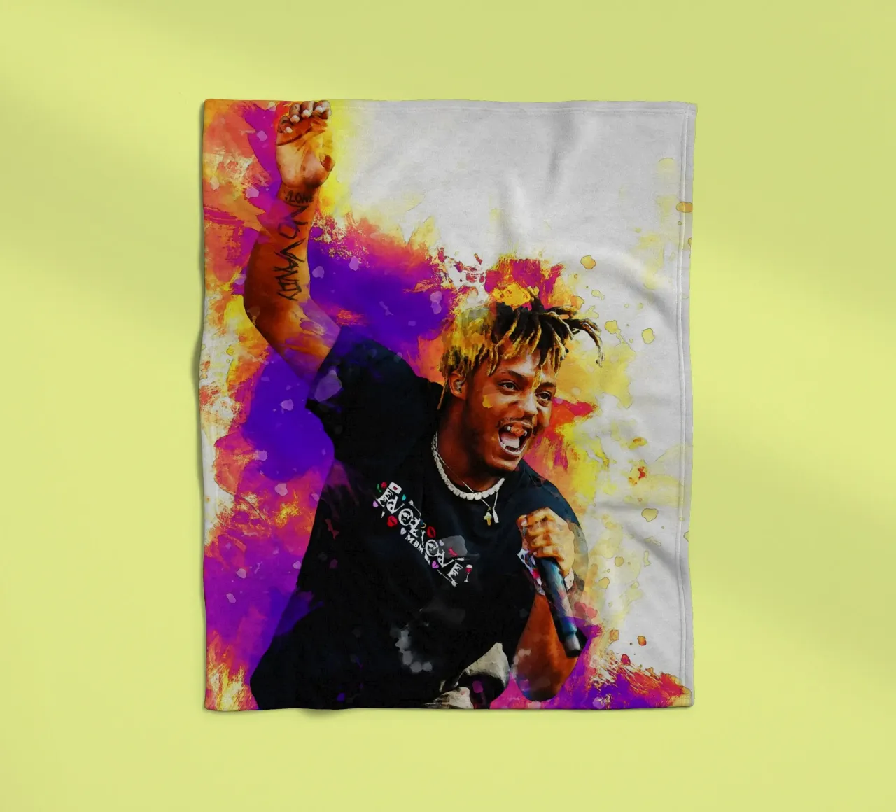 Smudge Juice Wrld Concert manta de franela de Gunawan Rb
