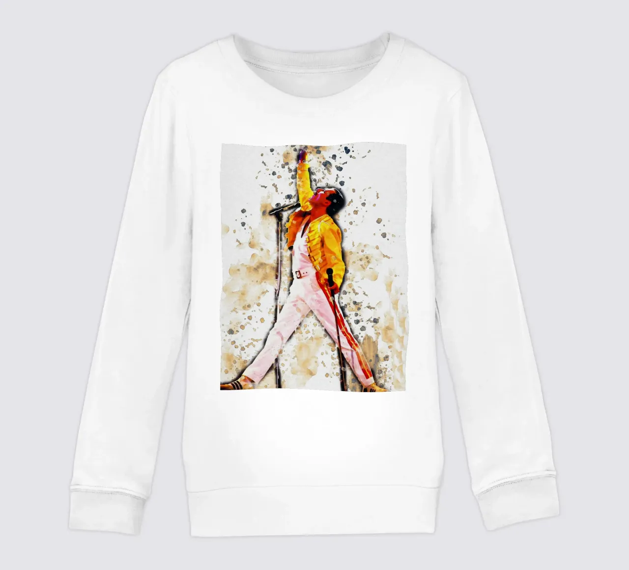 Mancha de la leyenda de Freddie Mercury sudadera para niño de Gunawan Rb