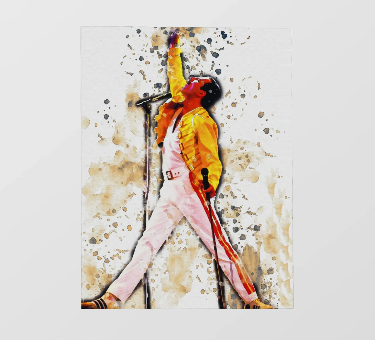 Macchia di leggenda di Freddie Mercury pellicola backlit da Gunawan Rb
