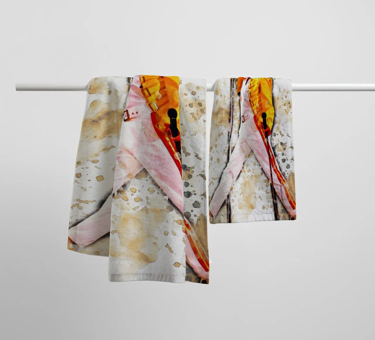 Smudge of Freddie Mercury Legend towel by Gunawan Rb