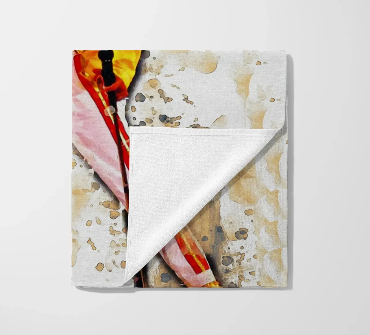Smudge of Freddie Mercury Legend beach towel by Gunawan Rb