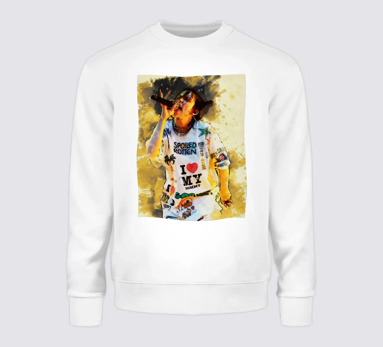 Smudge de Billie Eilish actúa sudadera de Gunawan Rb