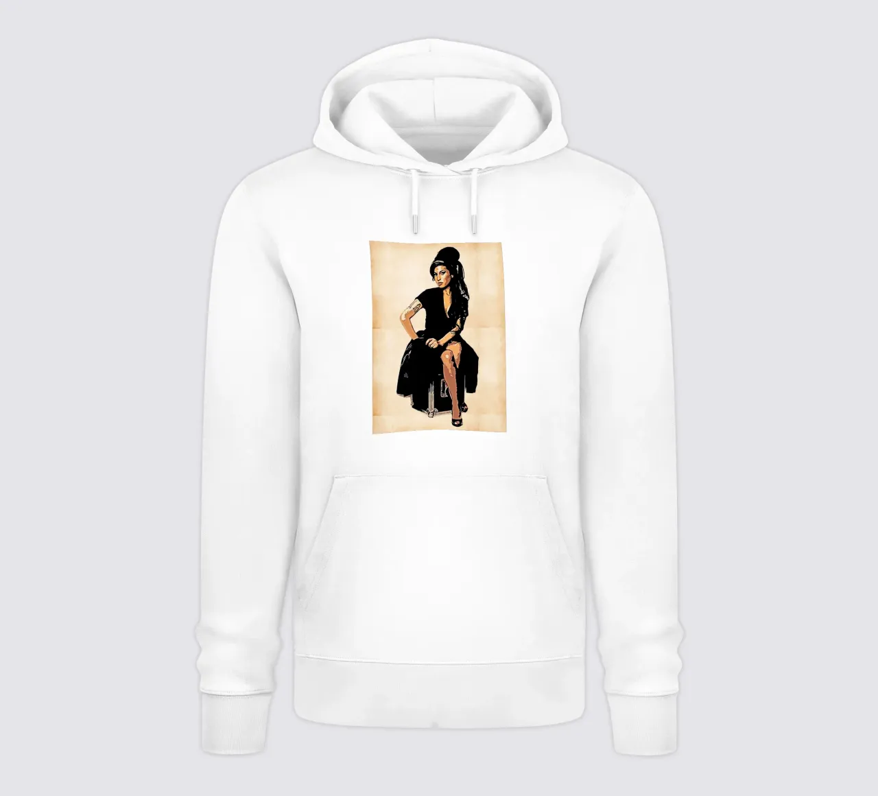 Retro di Amy Winehouse felpa con cappuccio da neonartroom