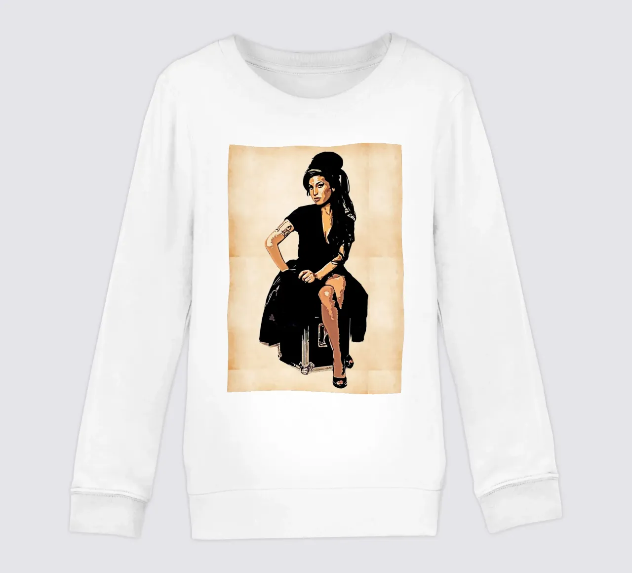 Retro di Amy Winehouse felpa bambino da neonartroom