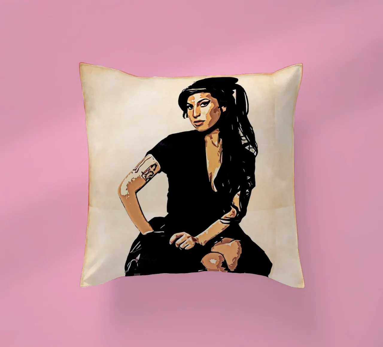 Retro di Amy Winehouse cuscino da neonartroom