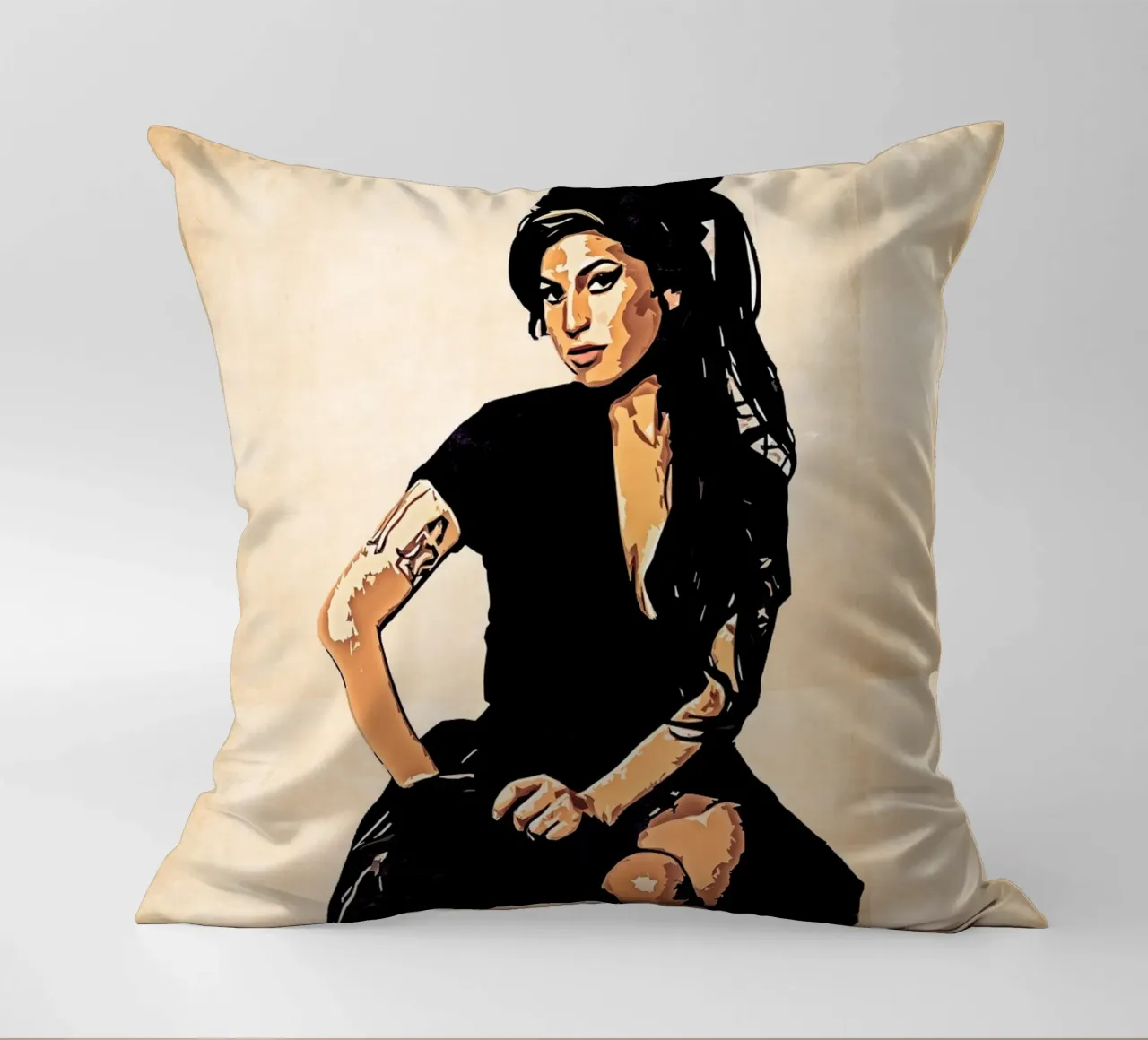 Retro di Amy Winehouse cuscino da neonartroom