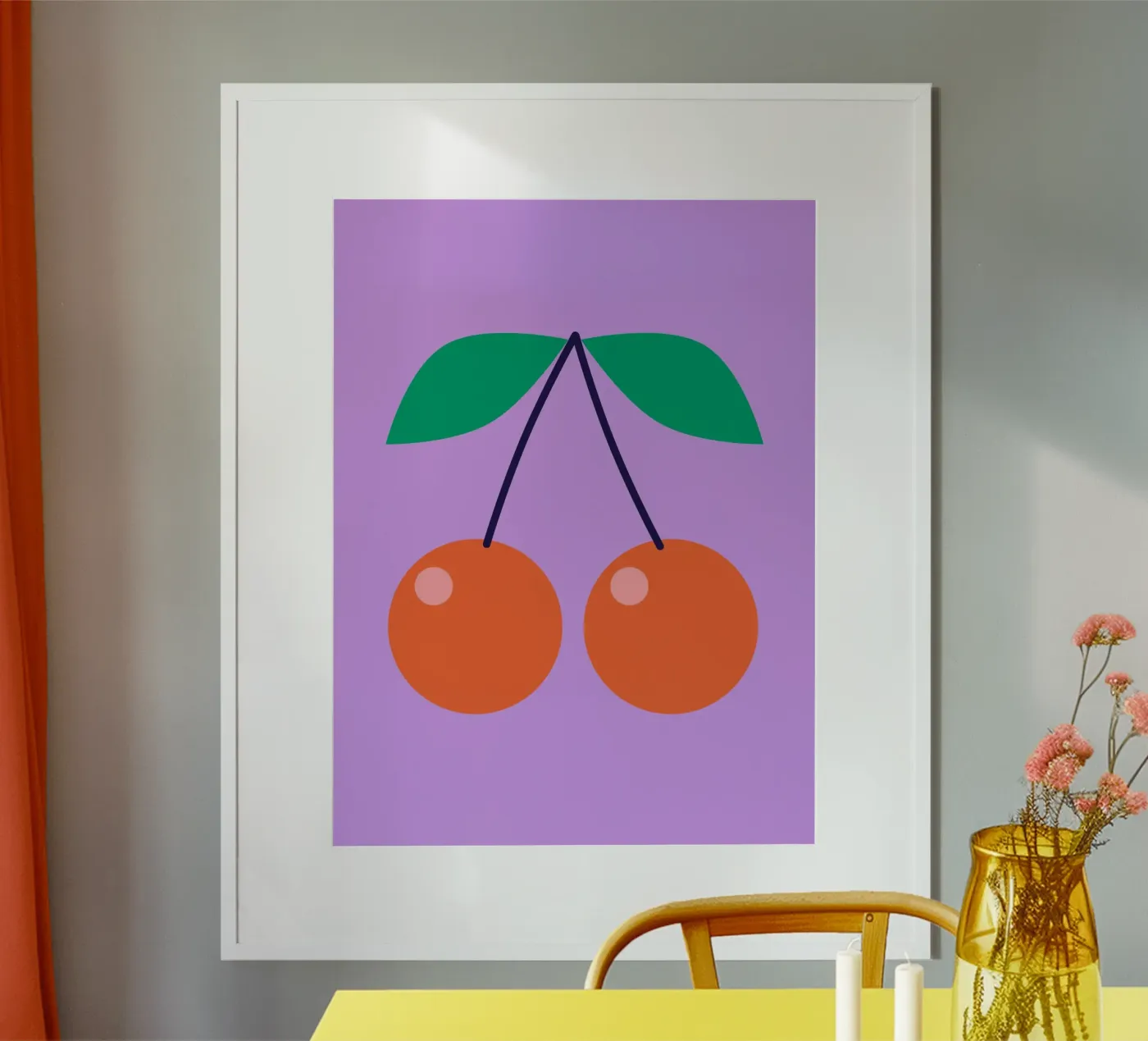 FUN Cherries Poster von All Colours