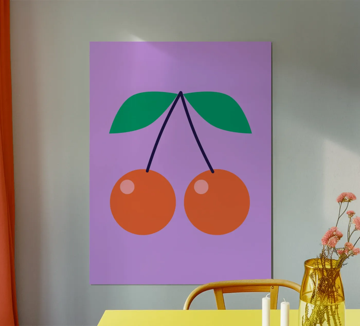 FUN Cherries Poster von All Colours