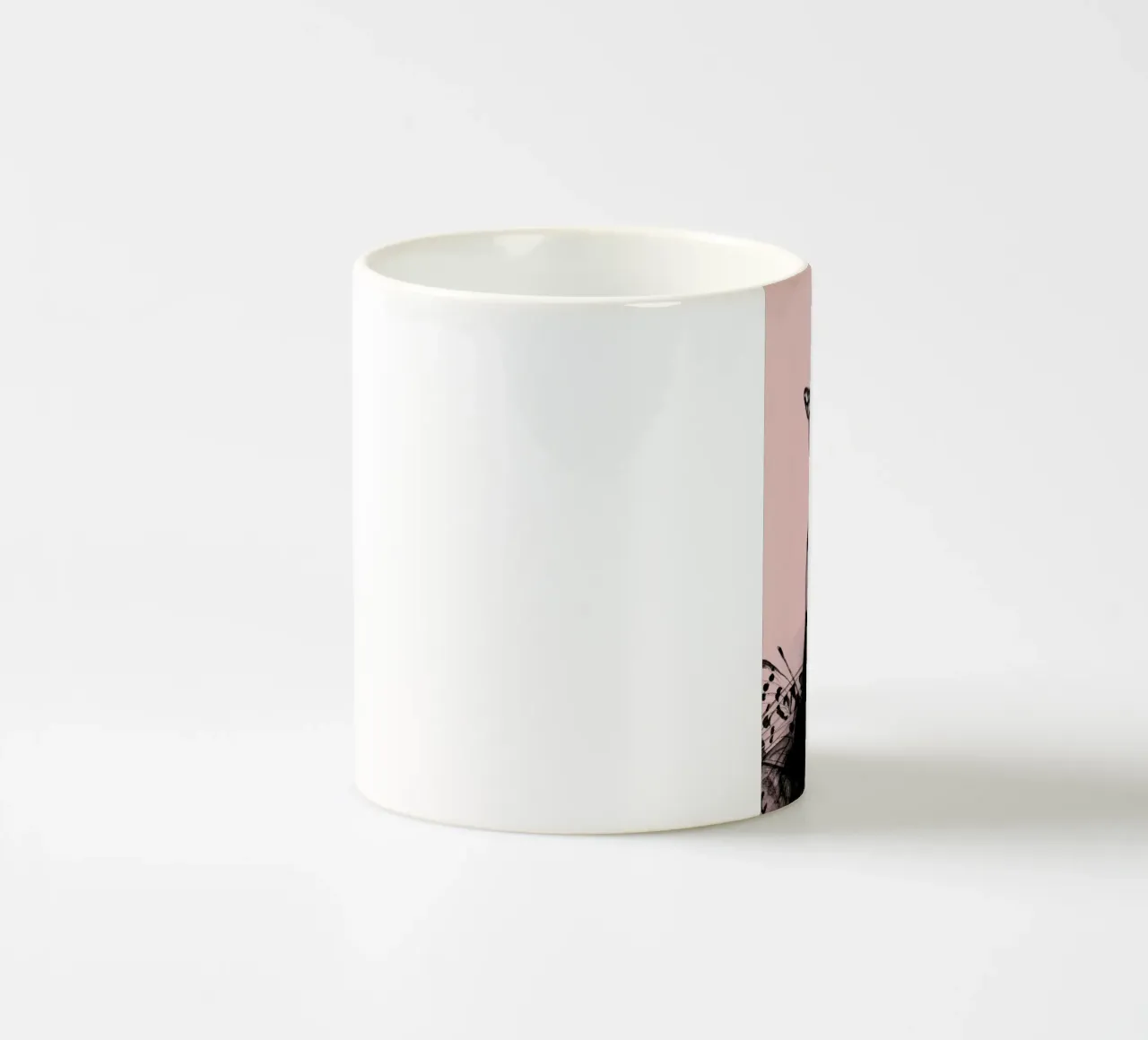 Butterfly tazza in ceramica da Ina Stanimirova