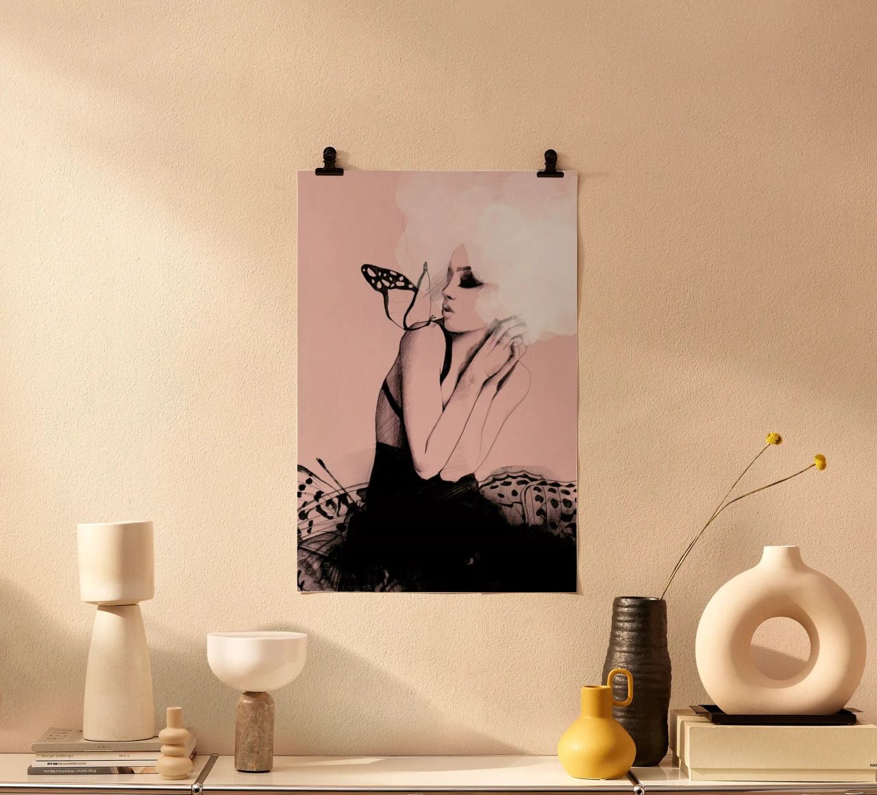 Butterfly poster by Ina Stanimirova