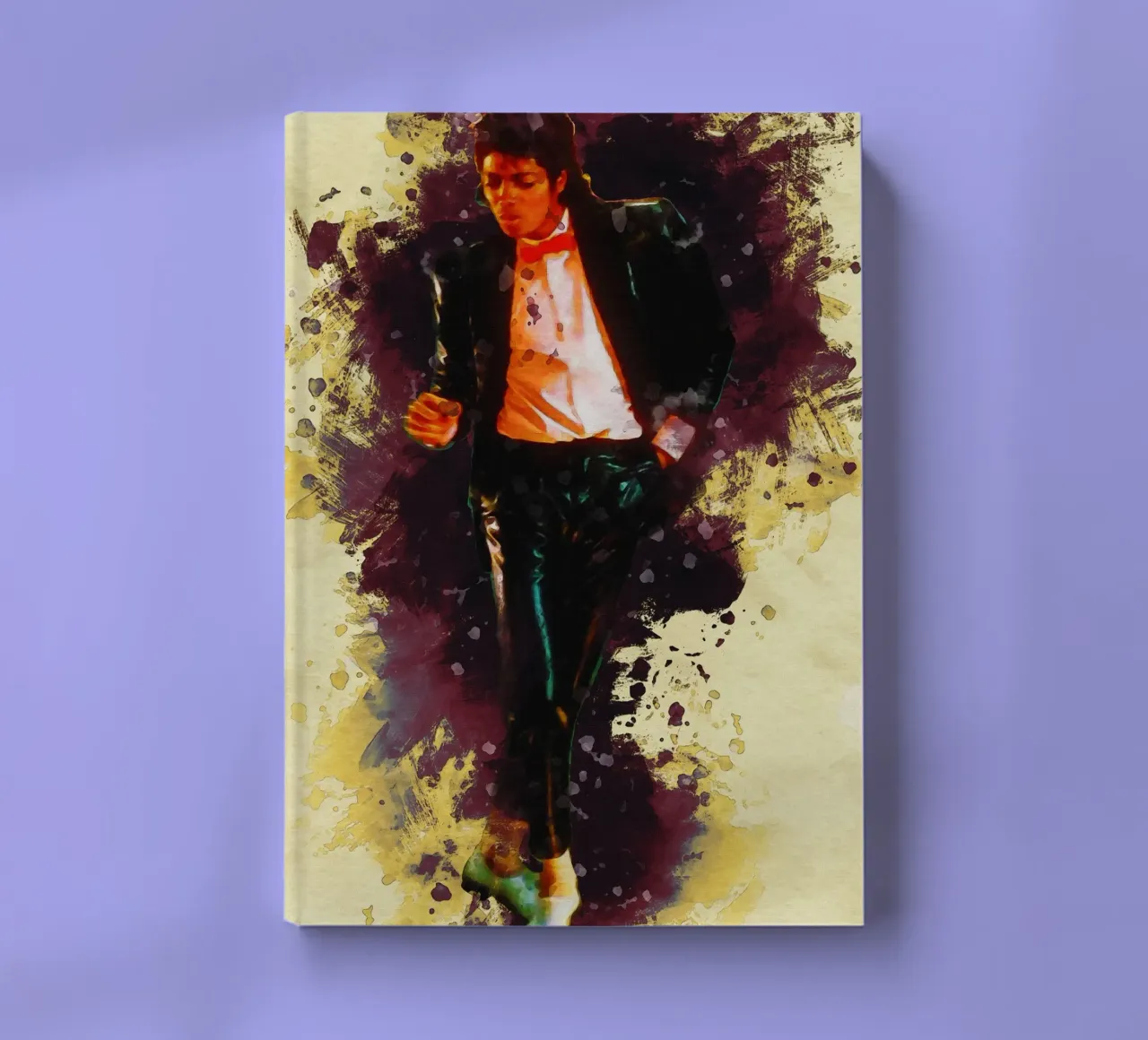 Smudge Michael Jackson notebook by Gunawan Rb