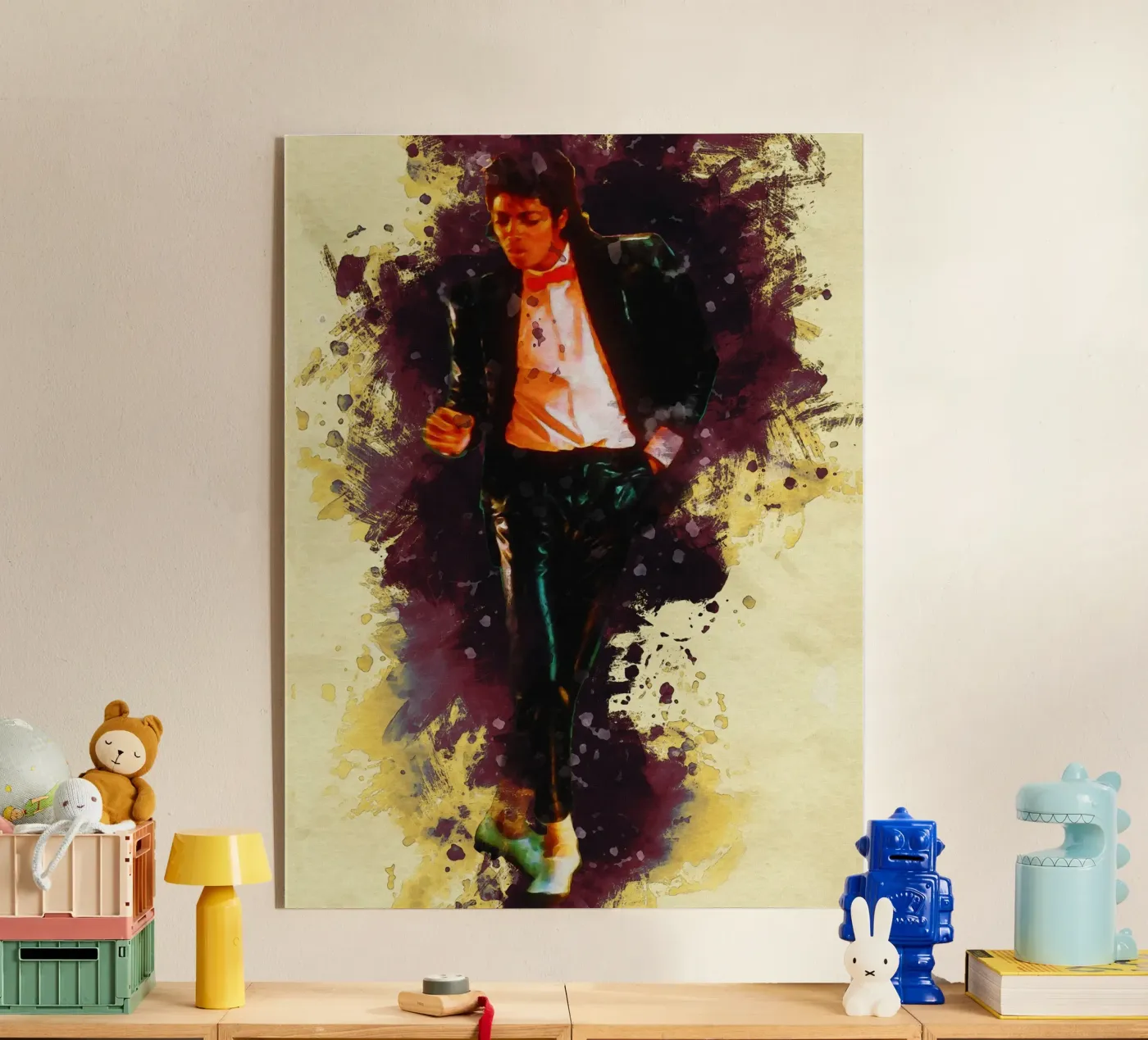 Smudge Michael Jackson plexiglas de Gunawan Rb
