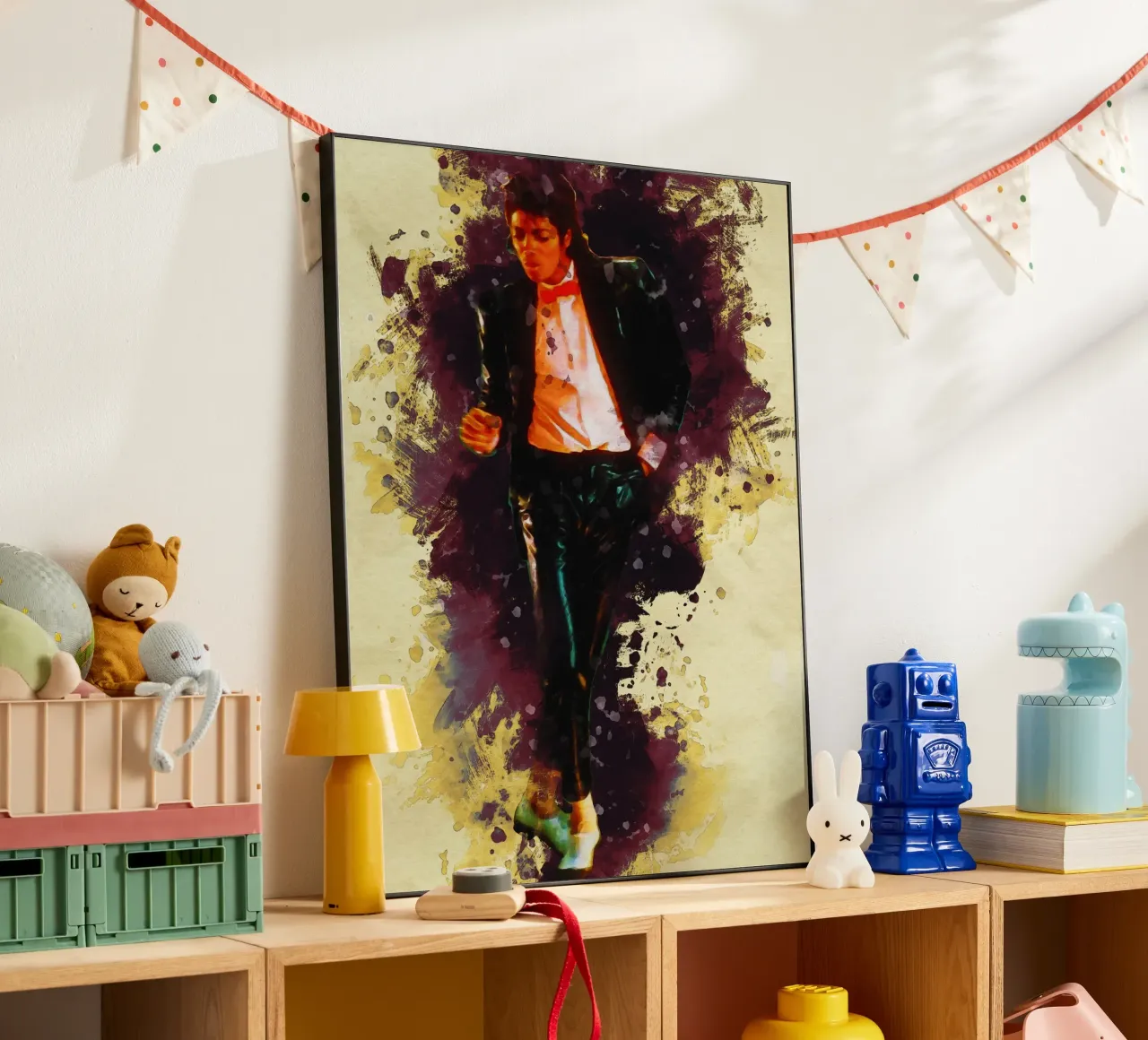 Manchar a Michael Jackson aluminio dibond de Gunawan Rb