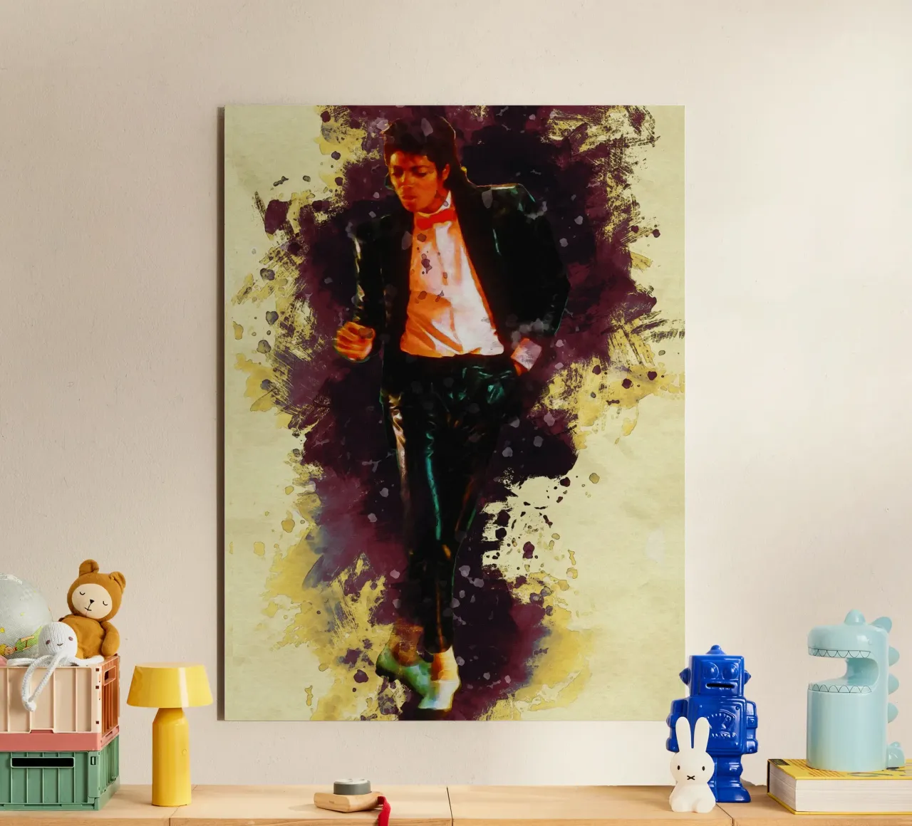 Manchar a Michael Jackson aluminio dibond de Gunawan Rb