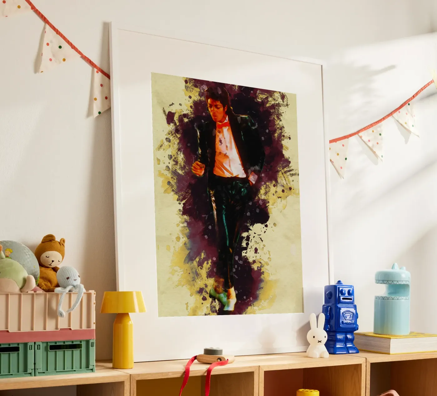 Vlekken Michael Jackson poster van Gunawan Rb