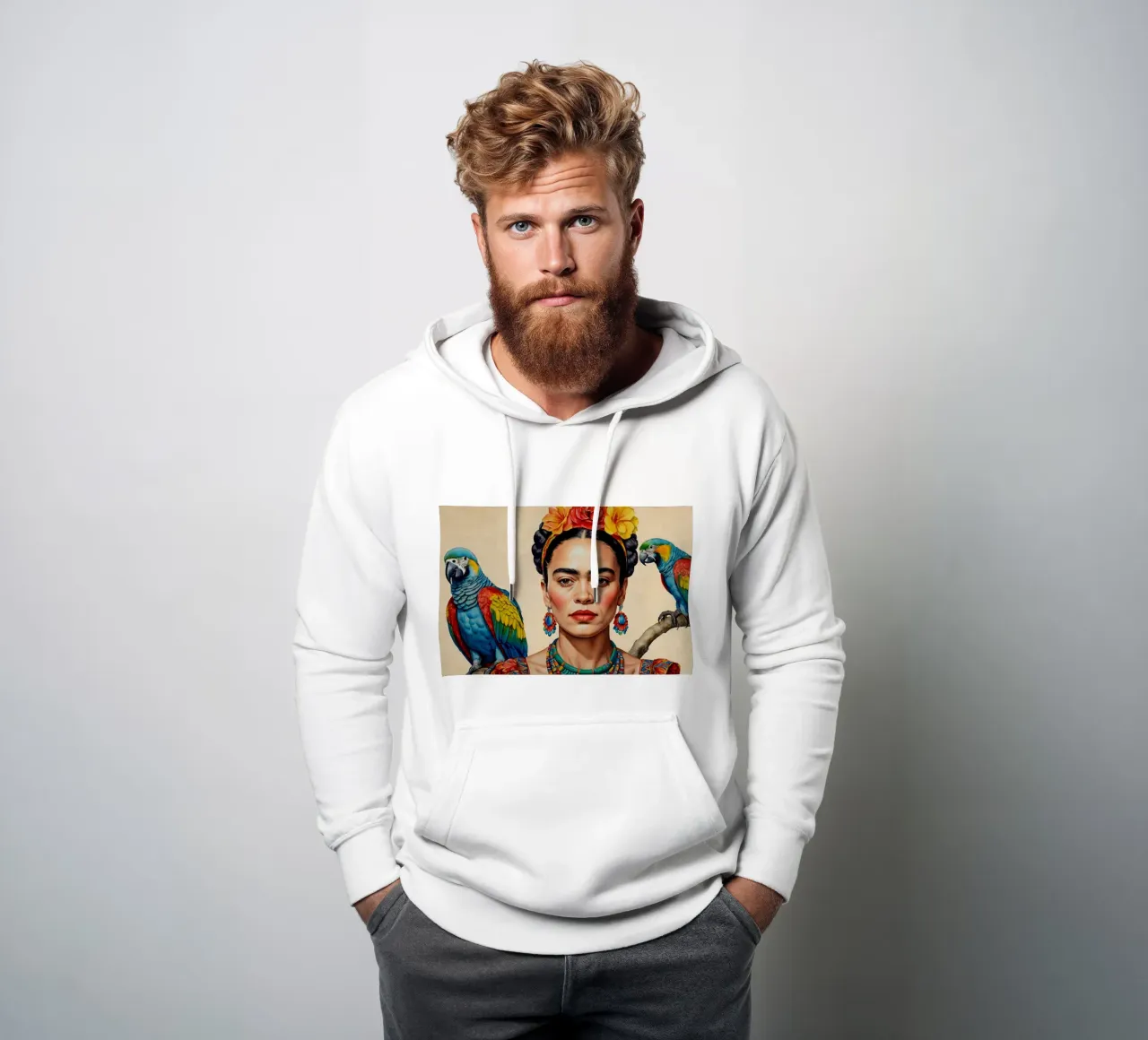 Frida Kahlo felpa con cappuccio da 🎁 ARTVI-SHOP