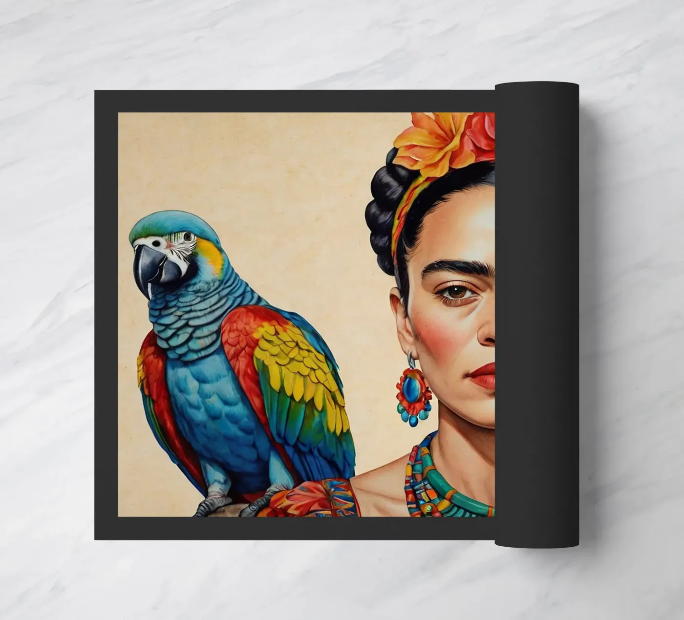 Frida Kahlo deurmat van 🎁 NOBELART