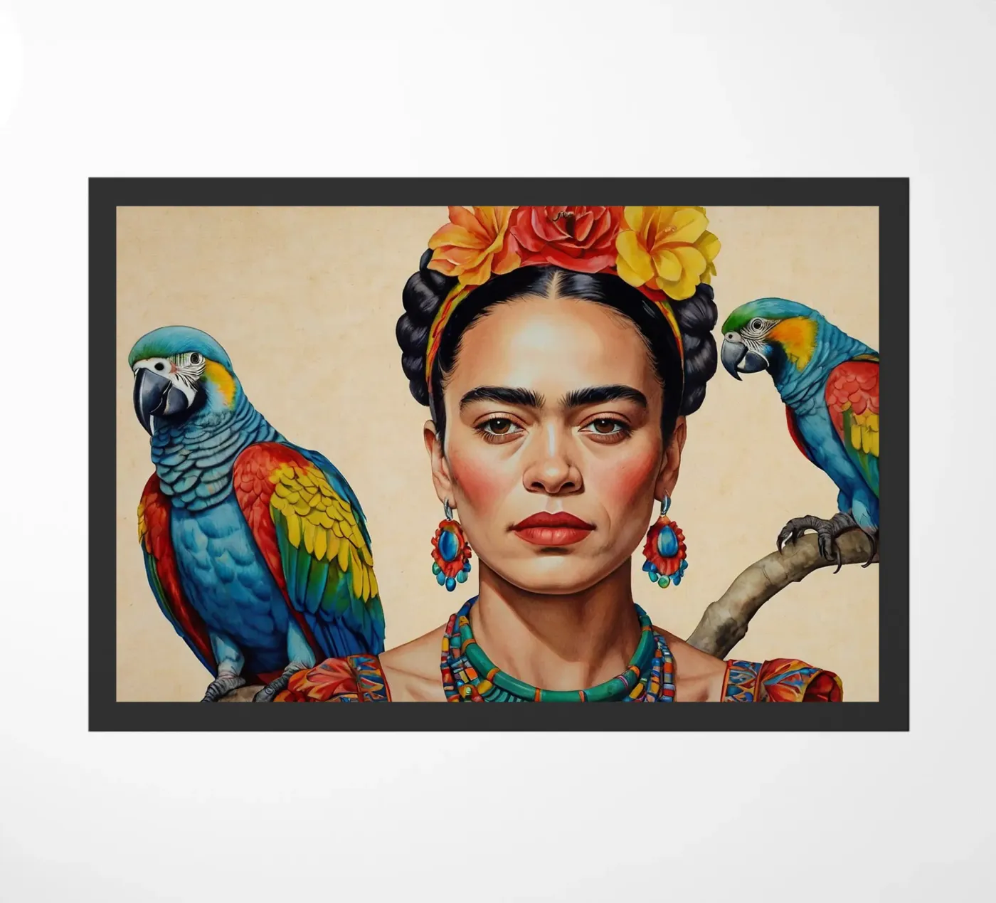 Frida Kahlo deurmat van 🎁 NOBELART