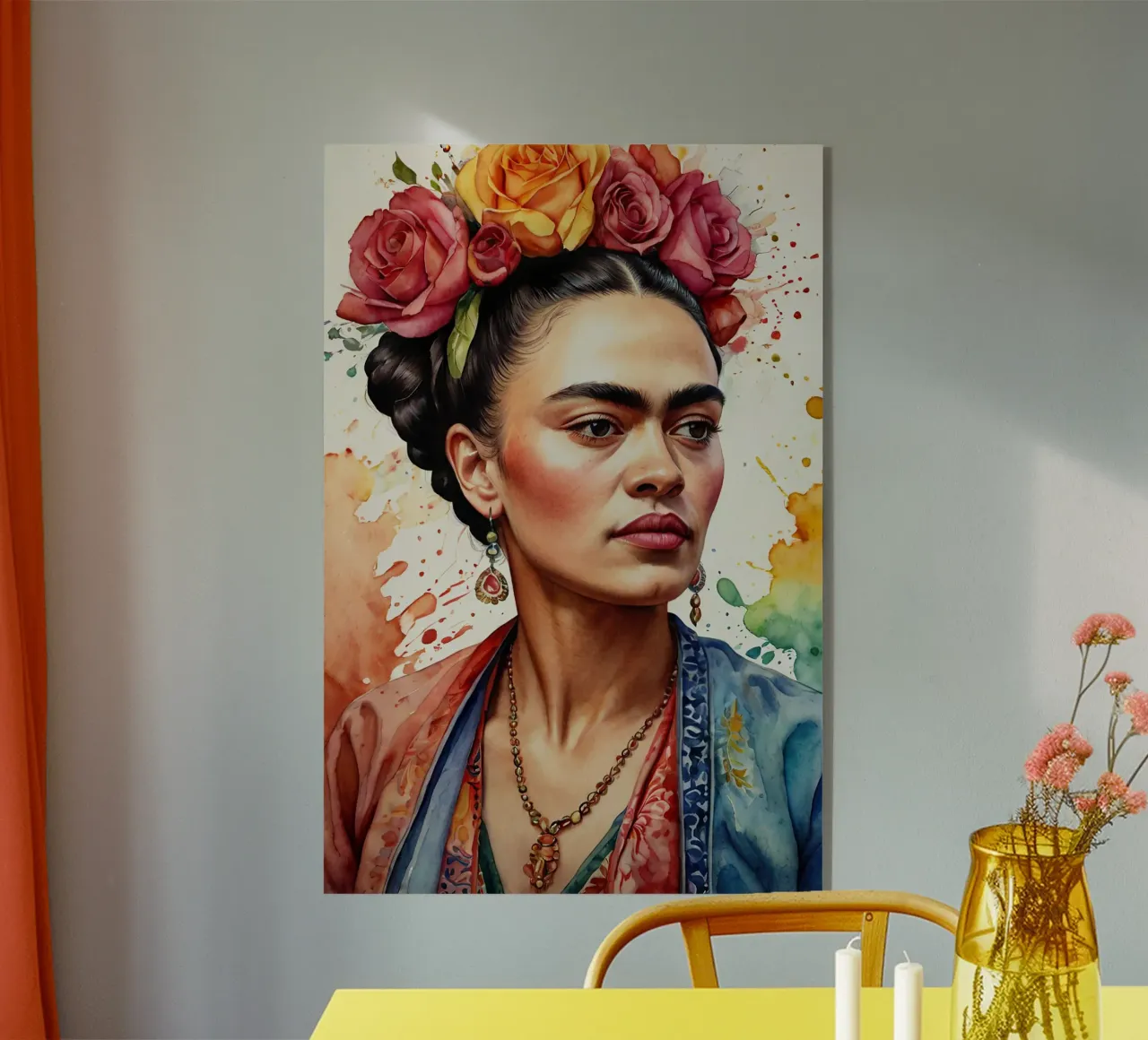 Frida Kahlo plexiglass da 🎁 NOBELART