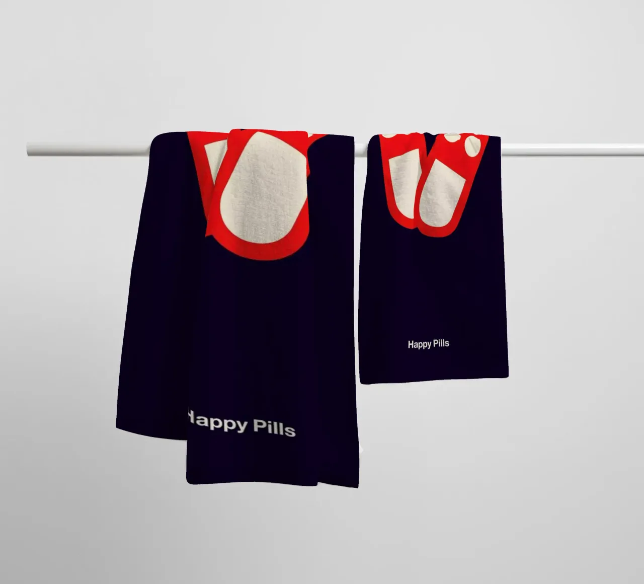 Happy Pills asciugamano da bagno da Viktor Hertz