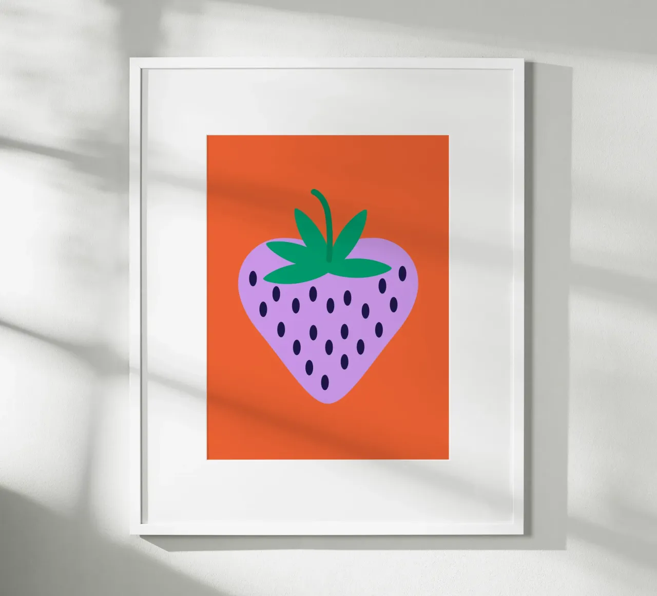 FUN Strawberry poster by All Colours