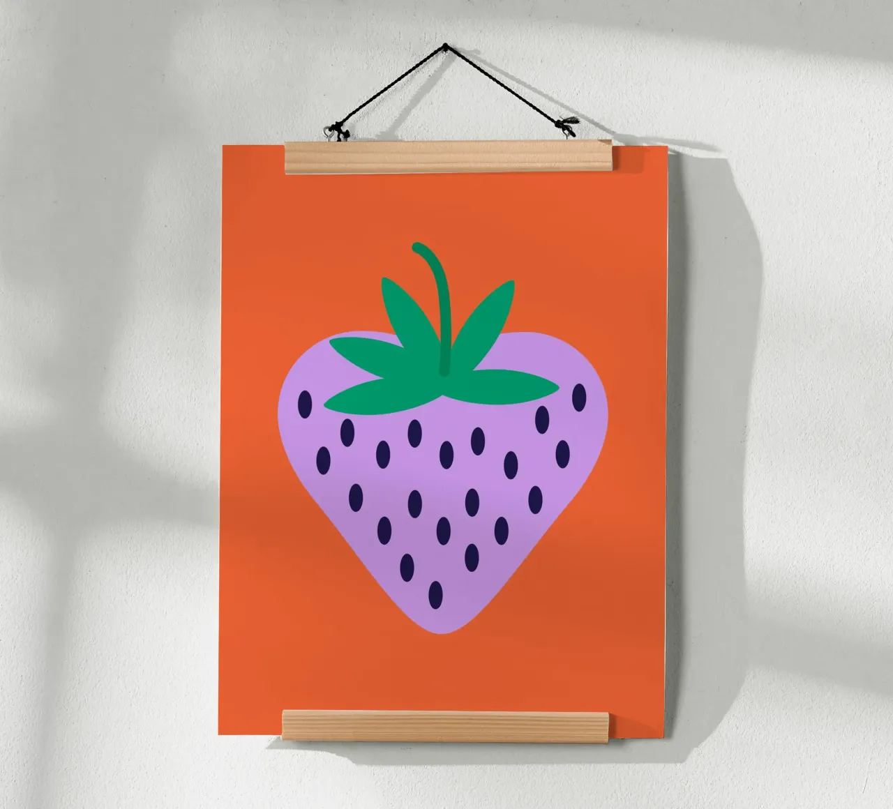FUN Strawberry poster by All Colours