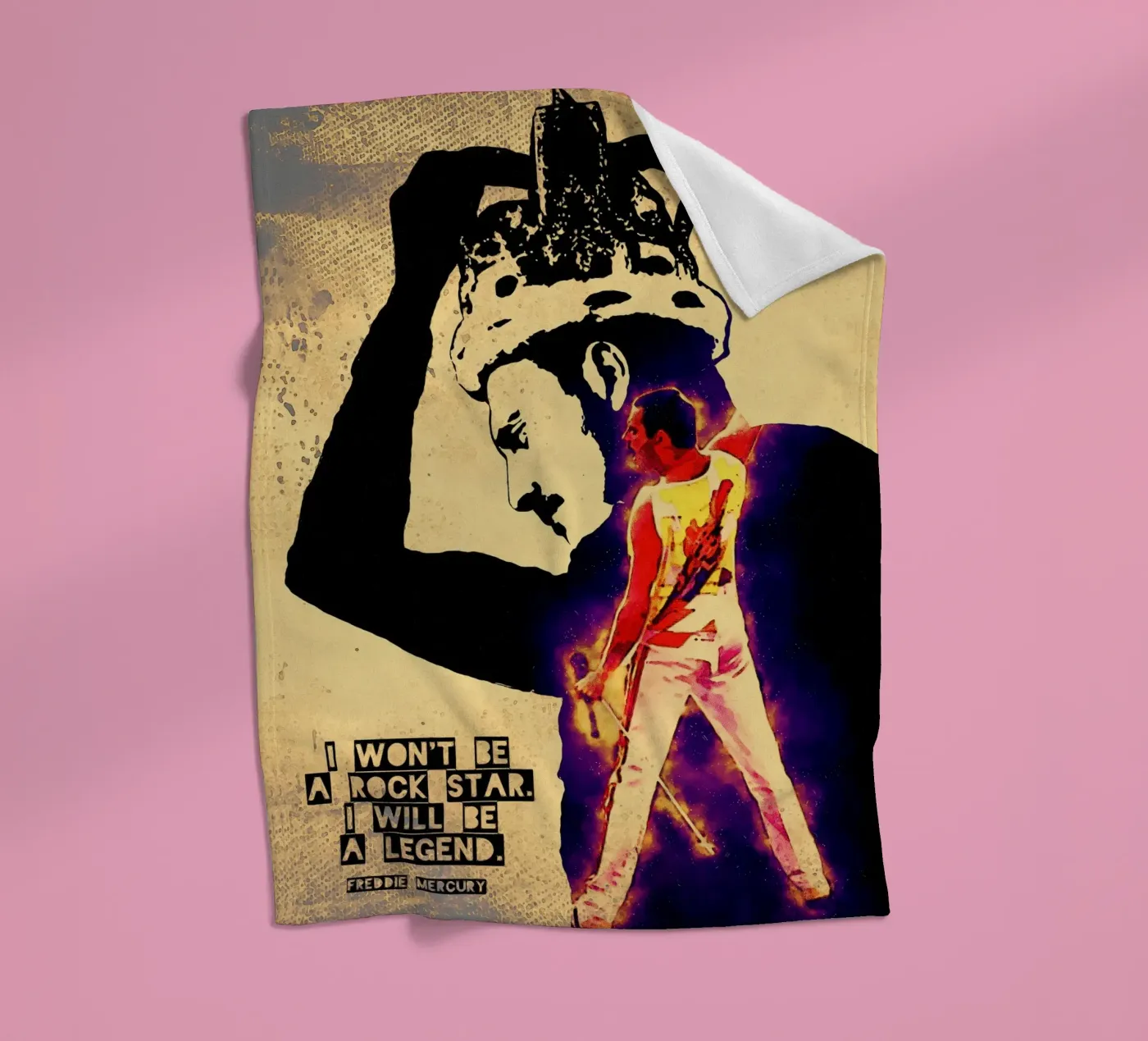 Be a Legend Fleecedecke von Gunawan Rb