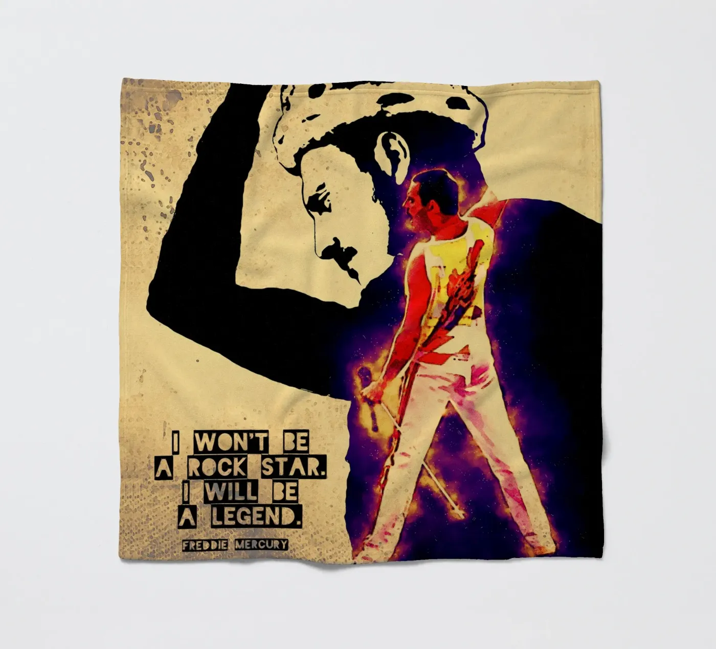 Be a Legend Fleecedecke von Gunawan Rb