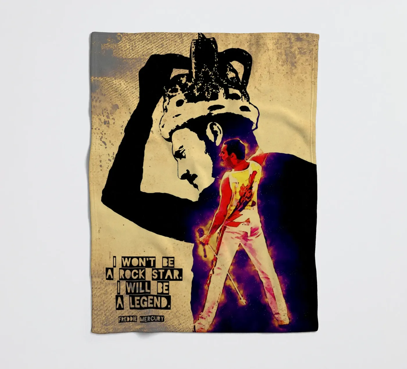 Be a Legend Fleecedecke von Gunawan Rb