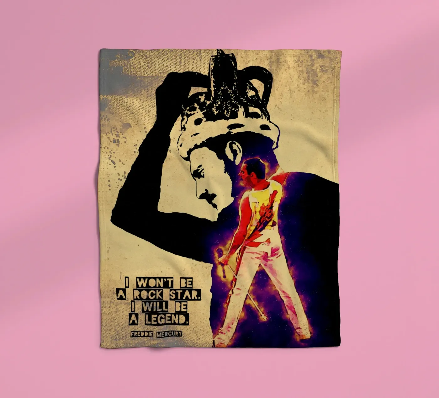 Be a Legend Fleecedecke von Gunawan Rb