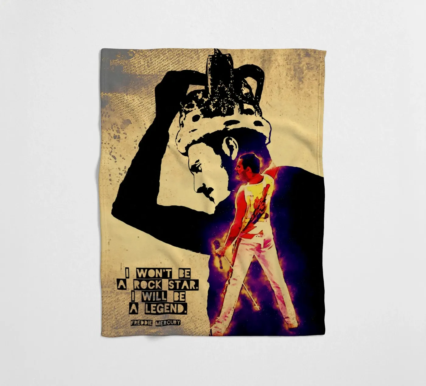 Be a Legend Fleecedecke von Gunawan Rb