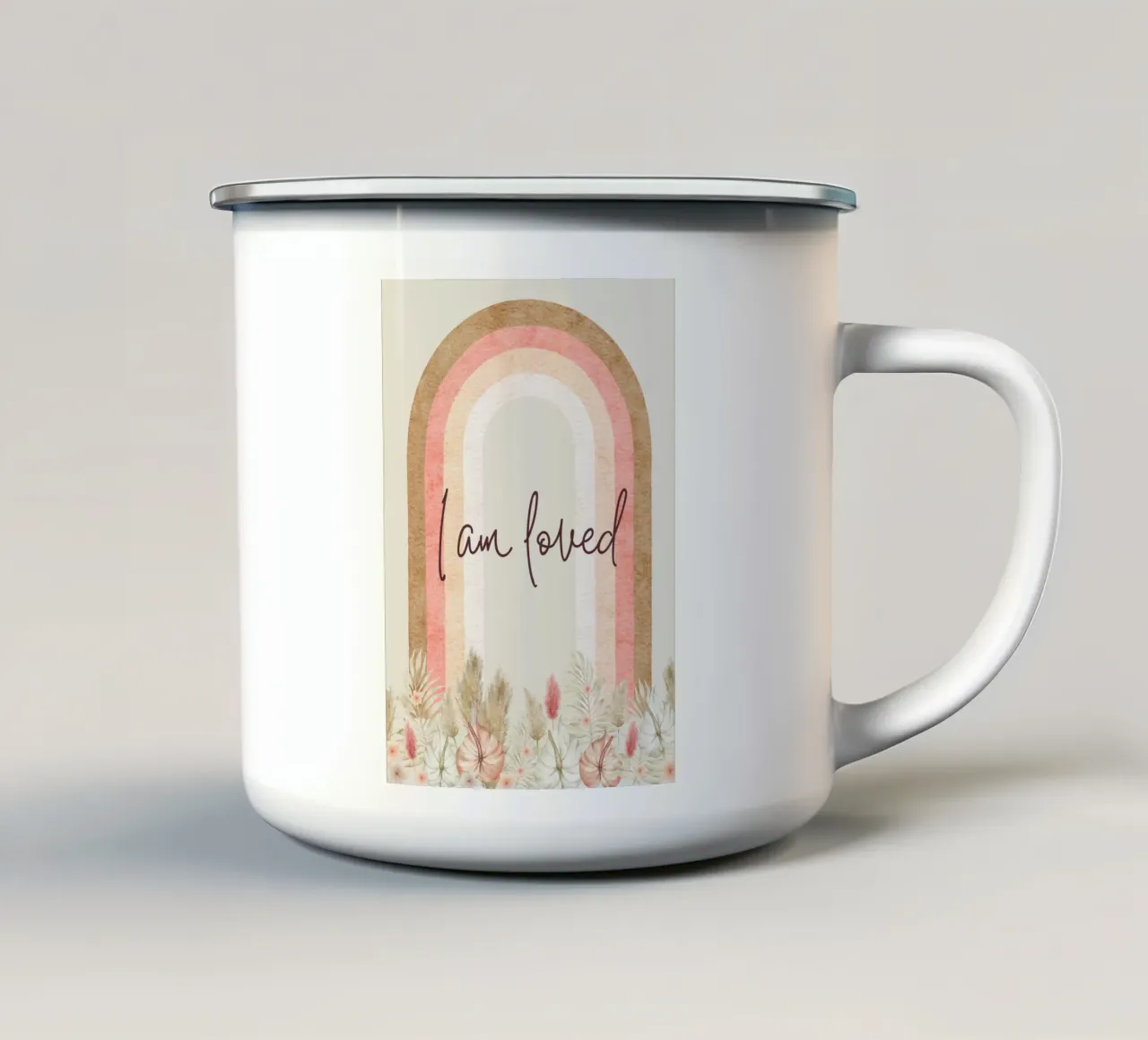 Loved tazza in smalto da KidzStudio