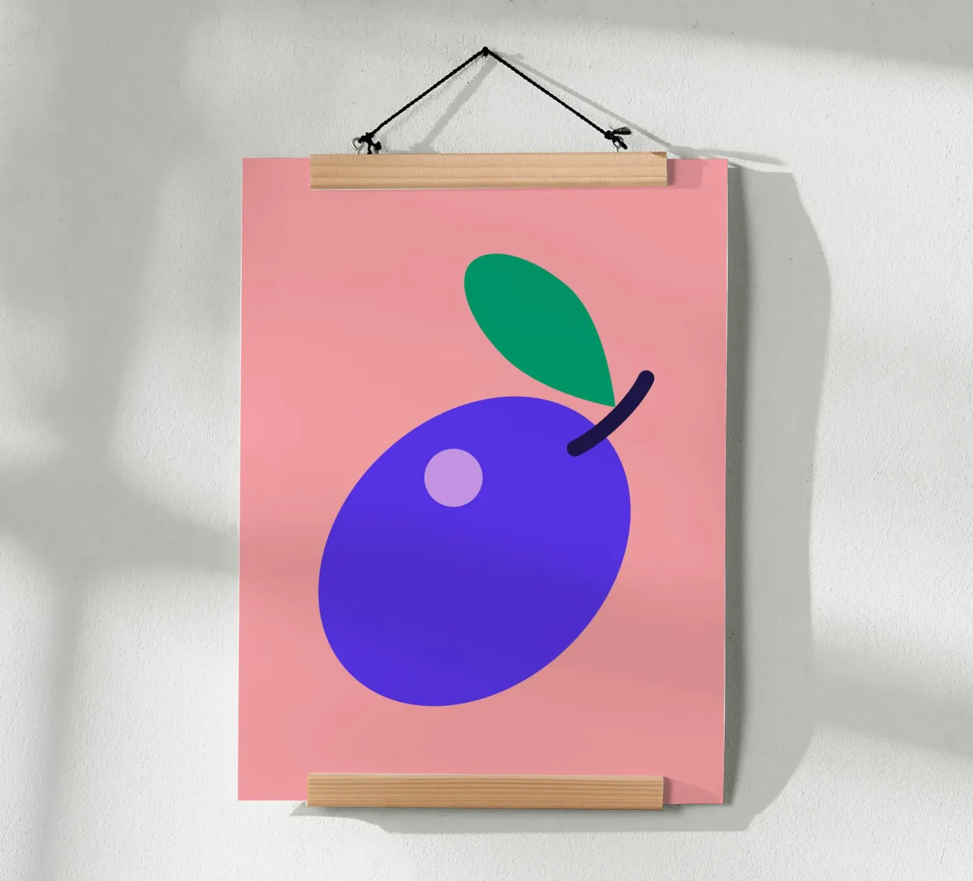 FUN Plum poster by All Colours