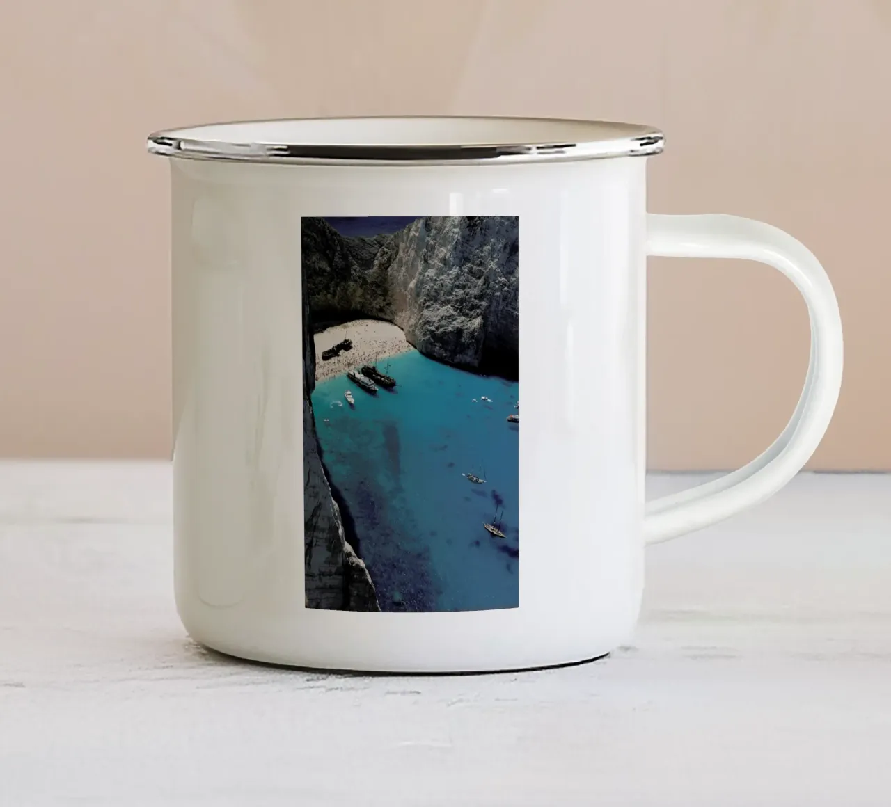 Greece tazza in smalto da NET Talents GmbH