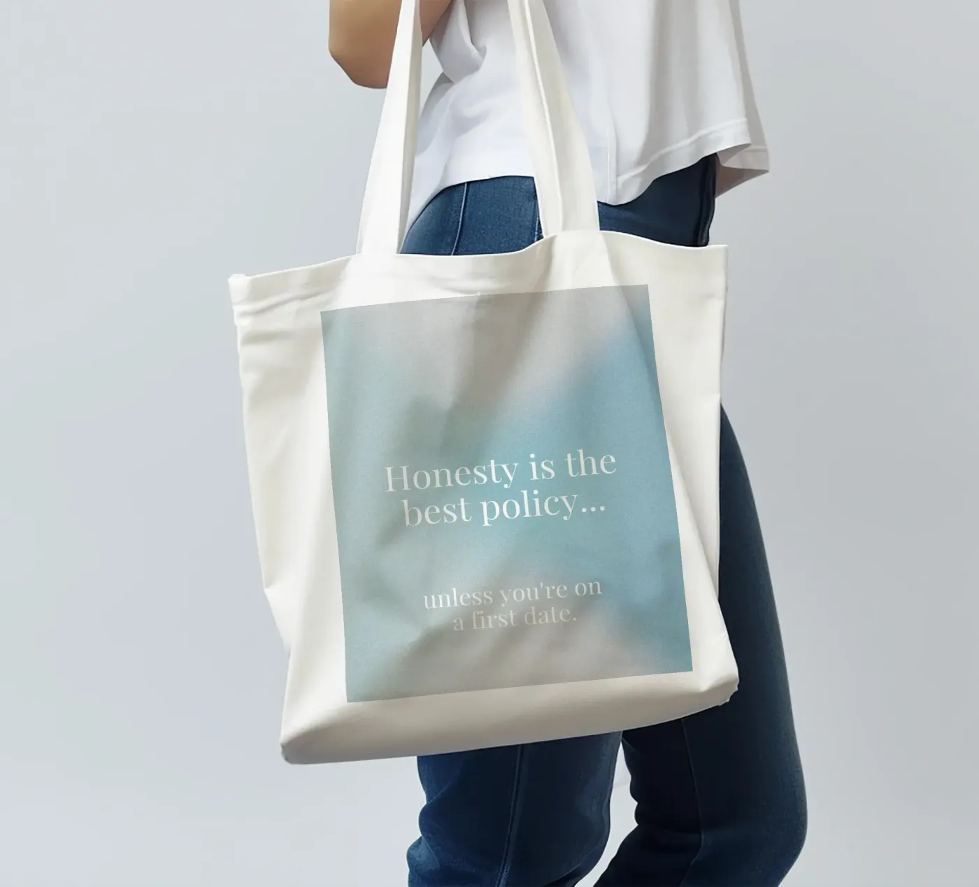 first date tote bag by pixelflow