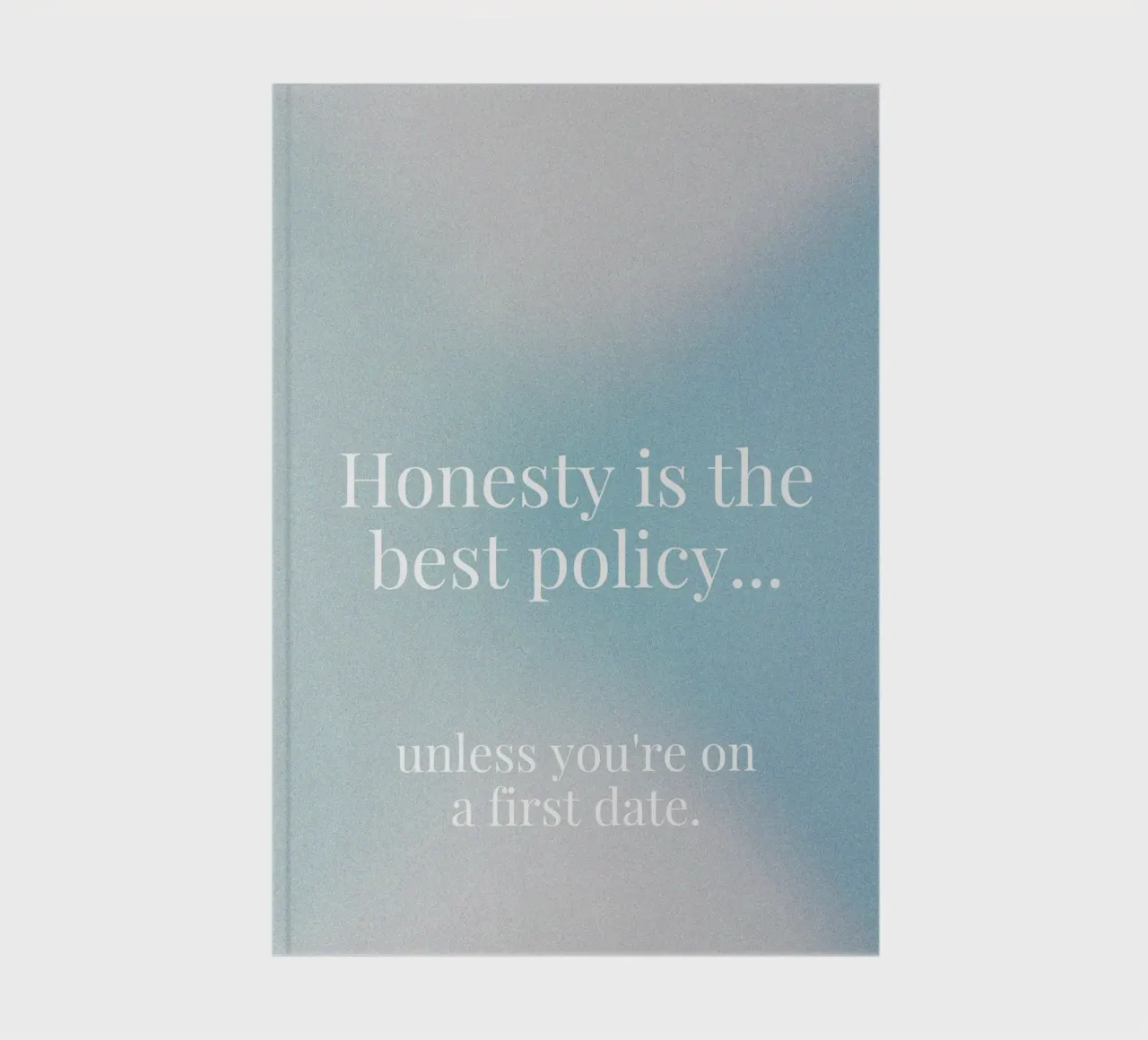 first date notebook by Ambition Wall