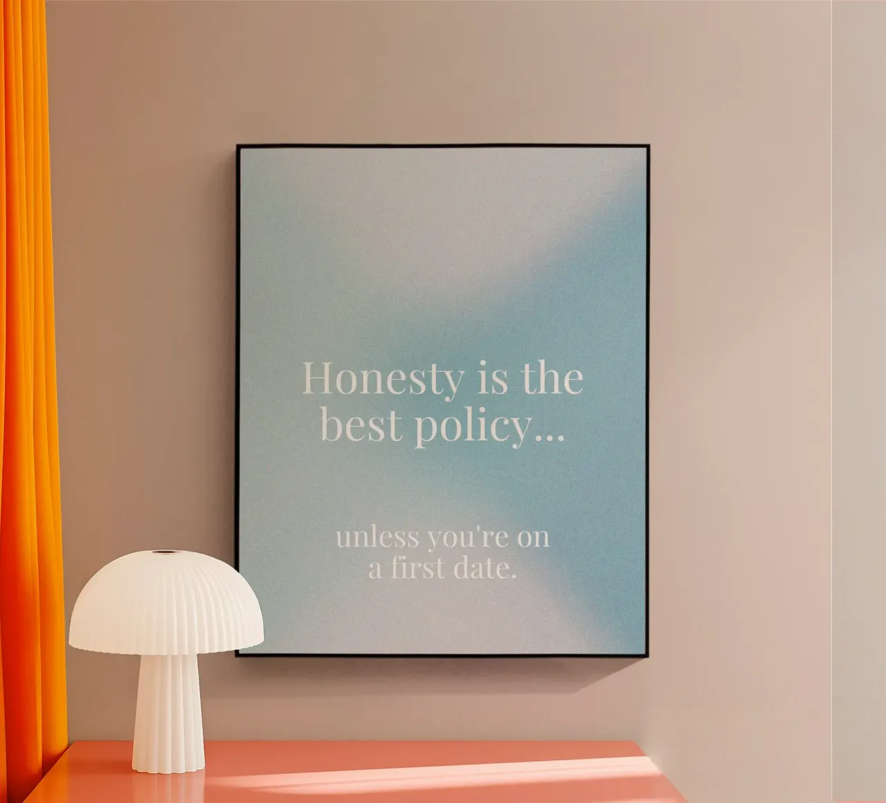 first date plexiglass da Ambition Wall