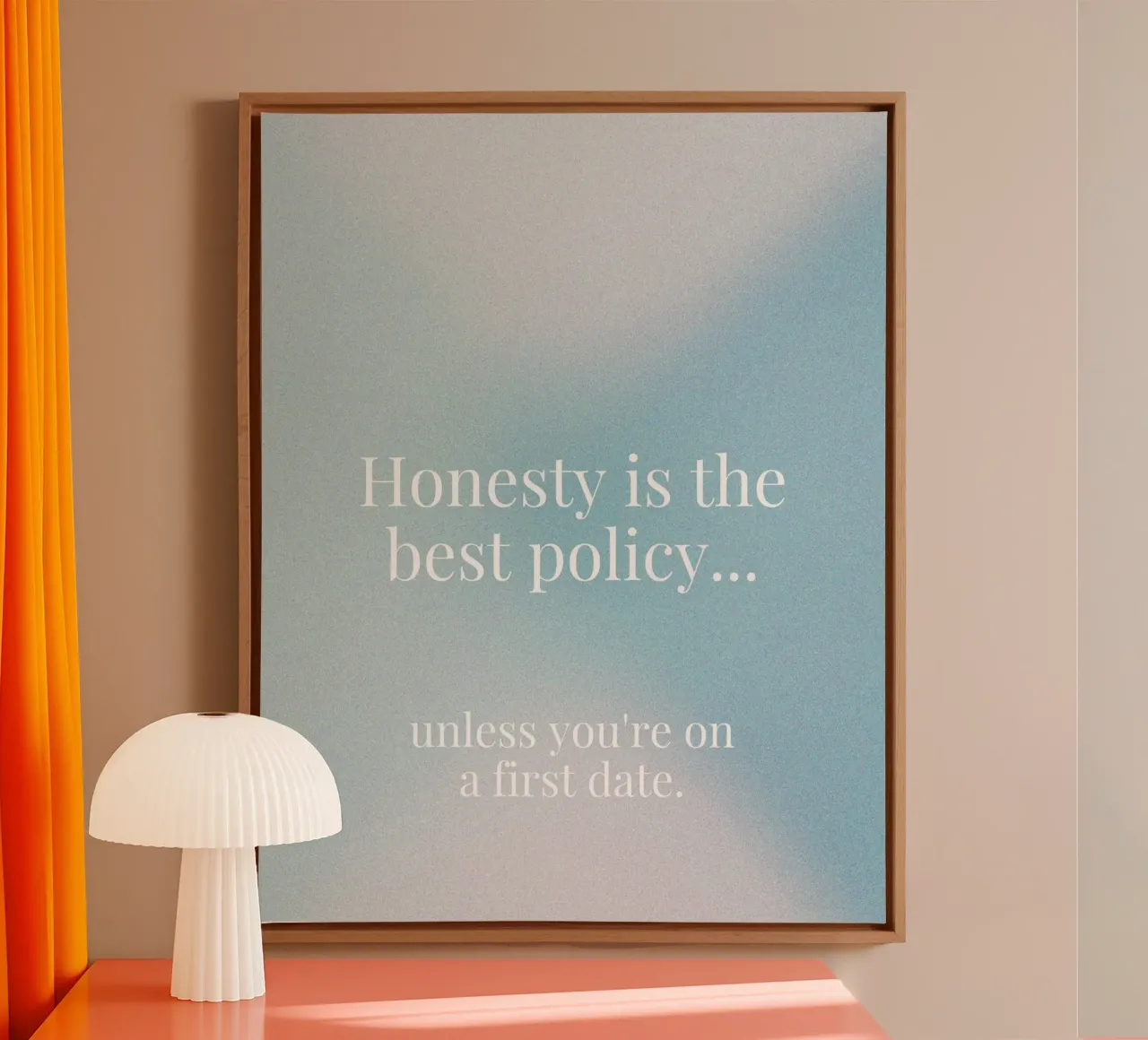 first date canvas by Ambition Wall