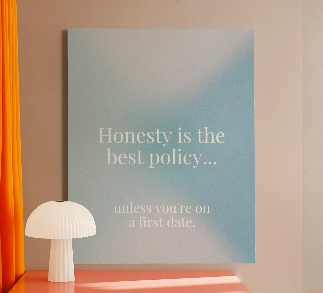 first date canvas by Ambition Wall