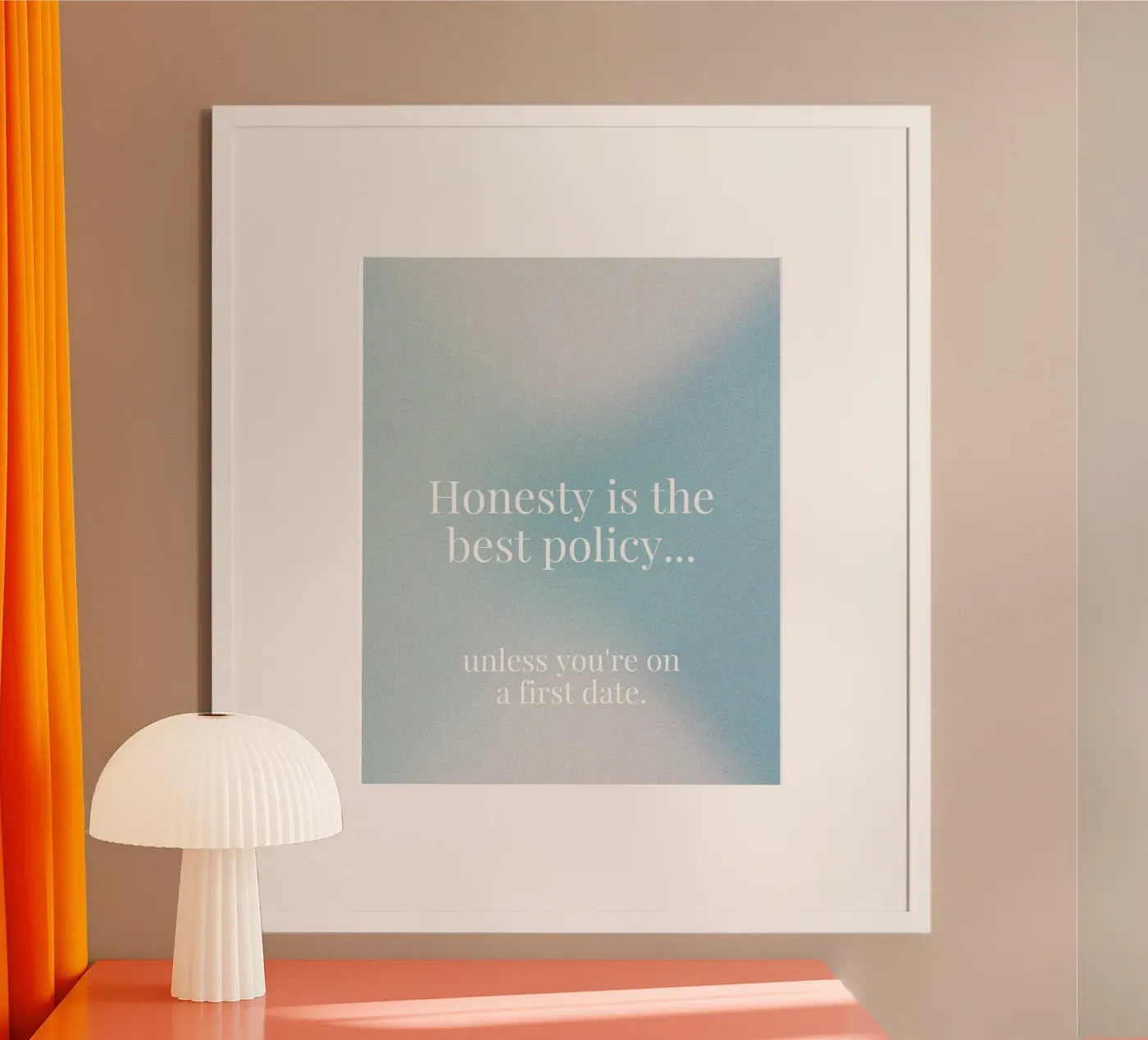 first date poster van pixelflow