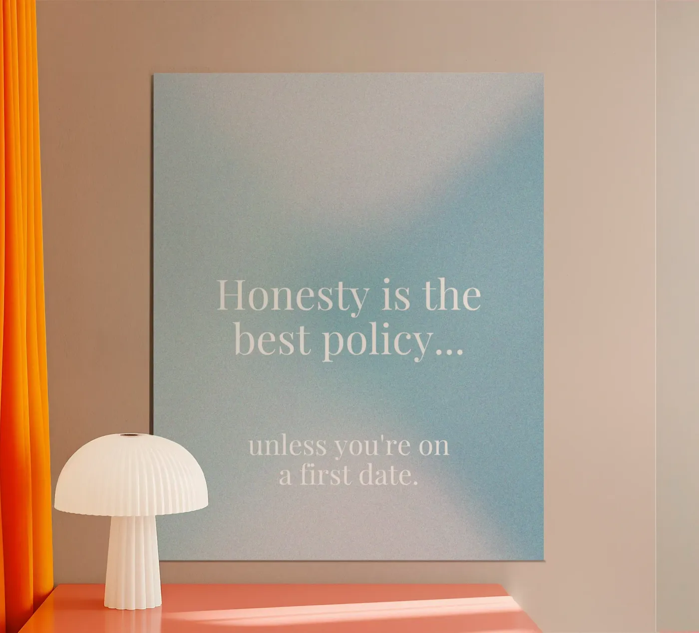 first date poster van pixelflow