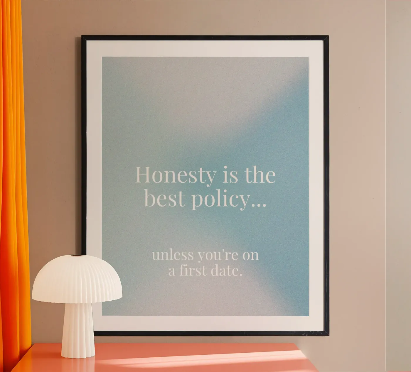first date poster van pixelflow