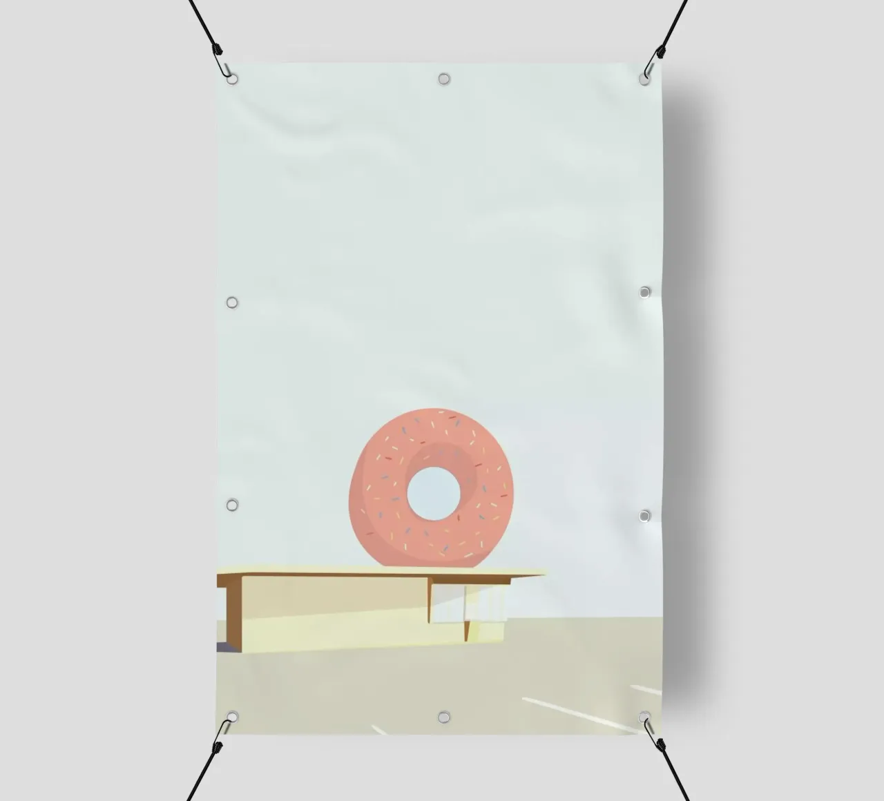 Også Kaldet Doughnut telo in pvc da Swen Swensøn