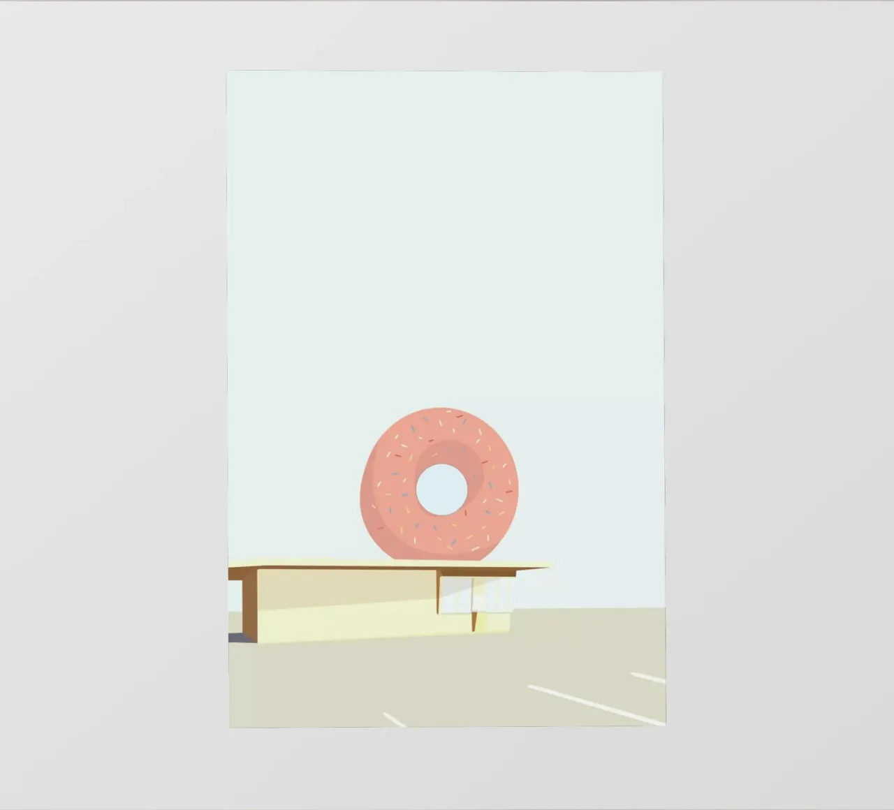 Også Kaldet Doughnut telo in pvc da Swen Swensøn