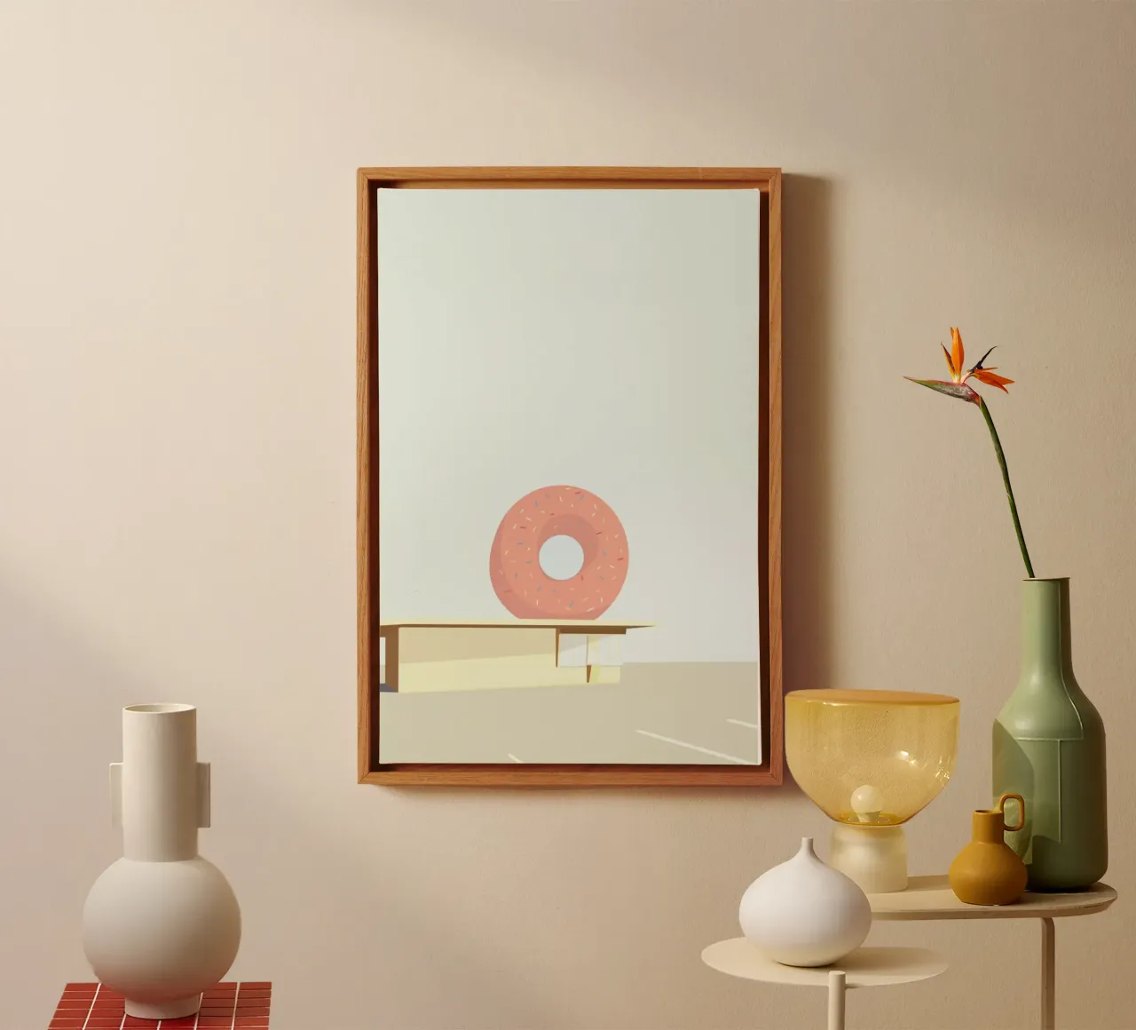 Også Kaldet Doughnut tela con Cornice a cassetta da Swen Swensøn