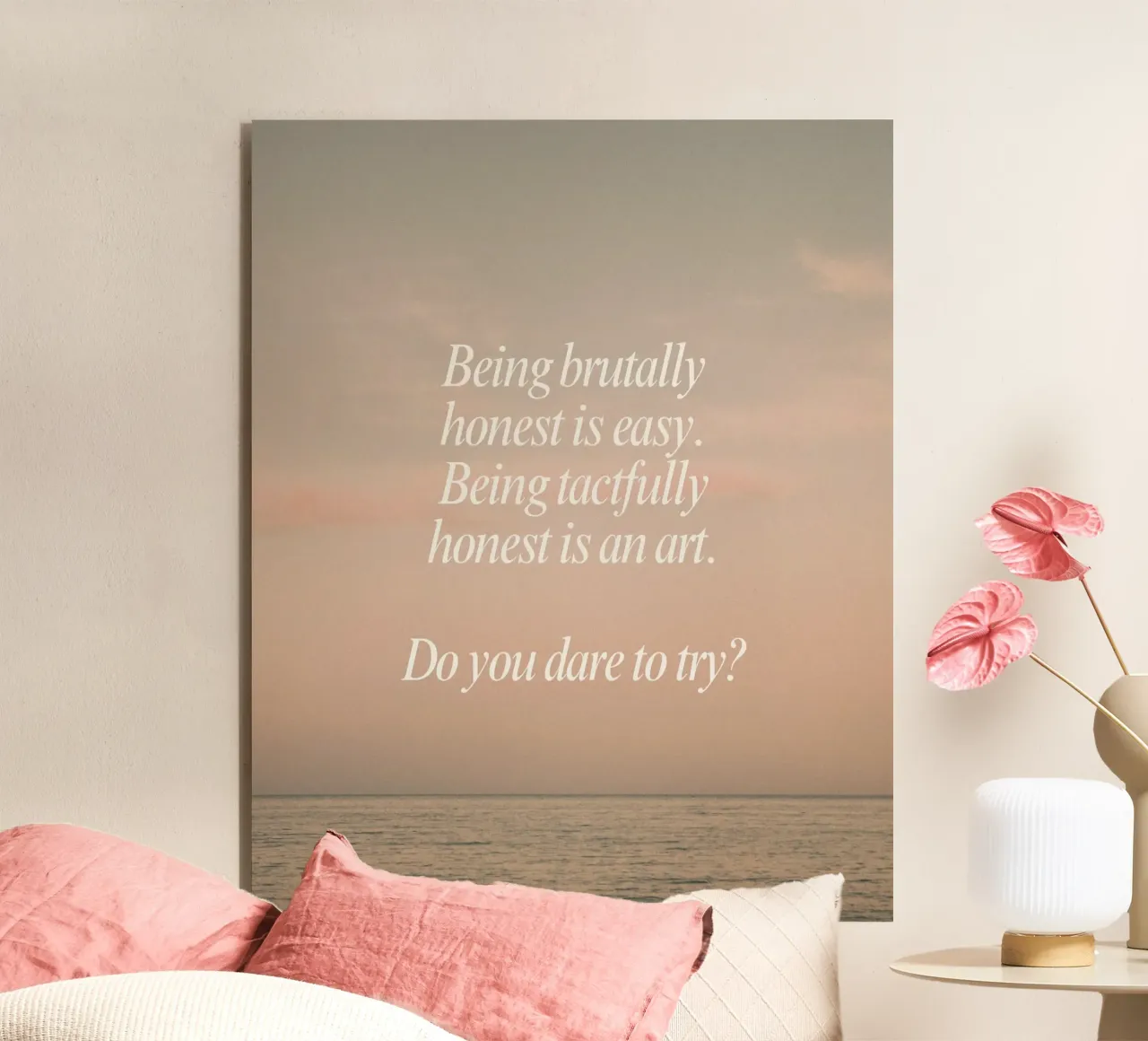 learning to be honest alluminio dibond da Ambition Wall