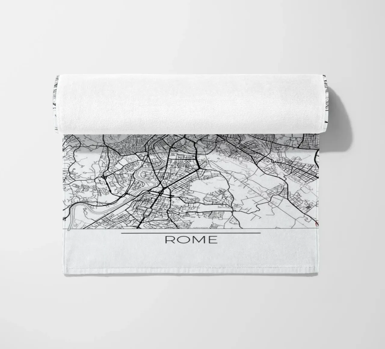 Rome Minimal beach towel by Hubert Roguski