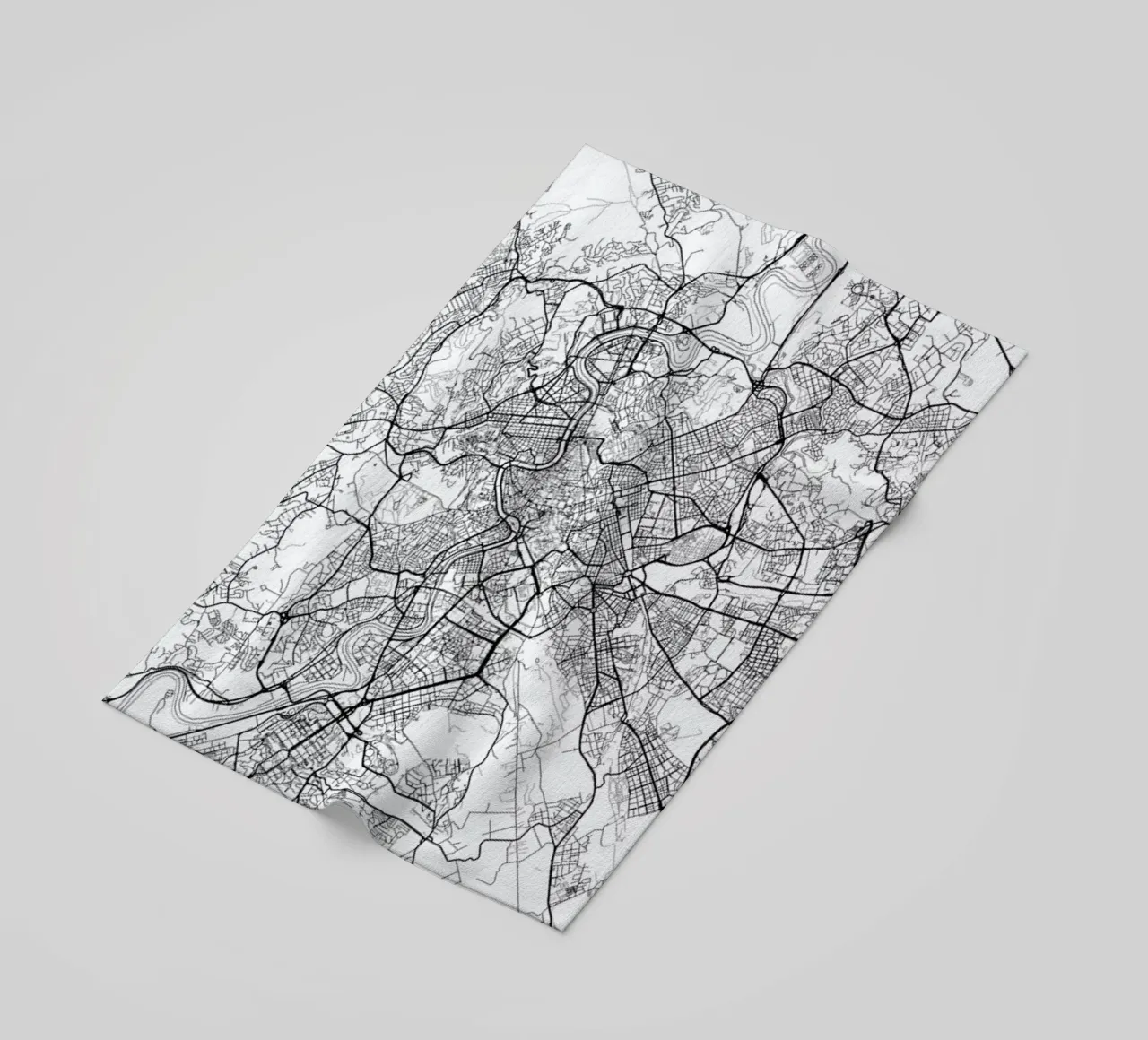 Rome Minimal beach towel by Hubert Roguski