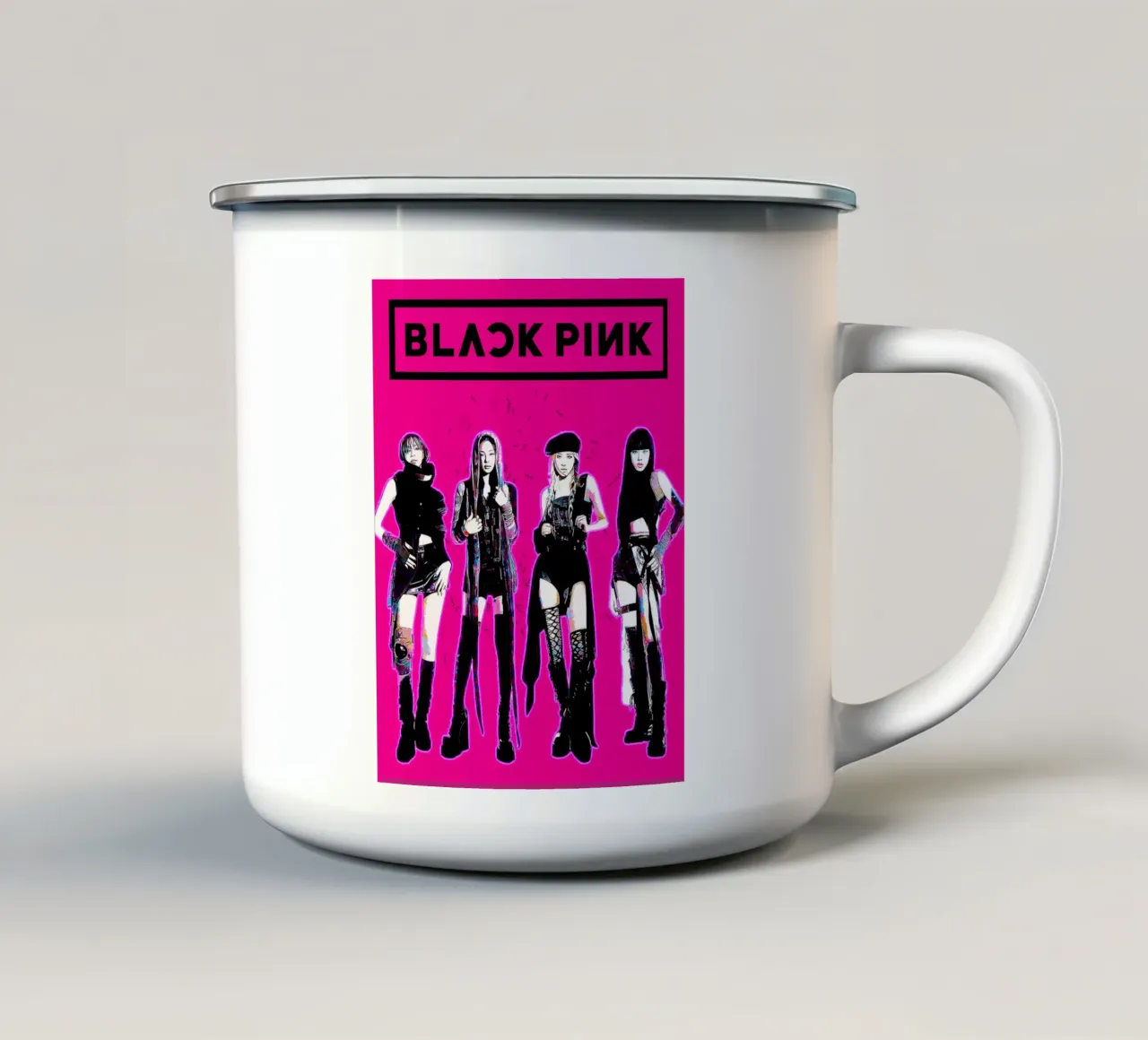 Arte di Blackpink tazza in smalto da neonartroom